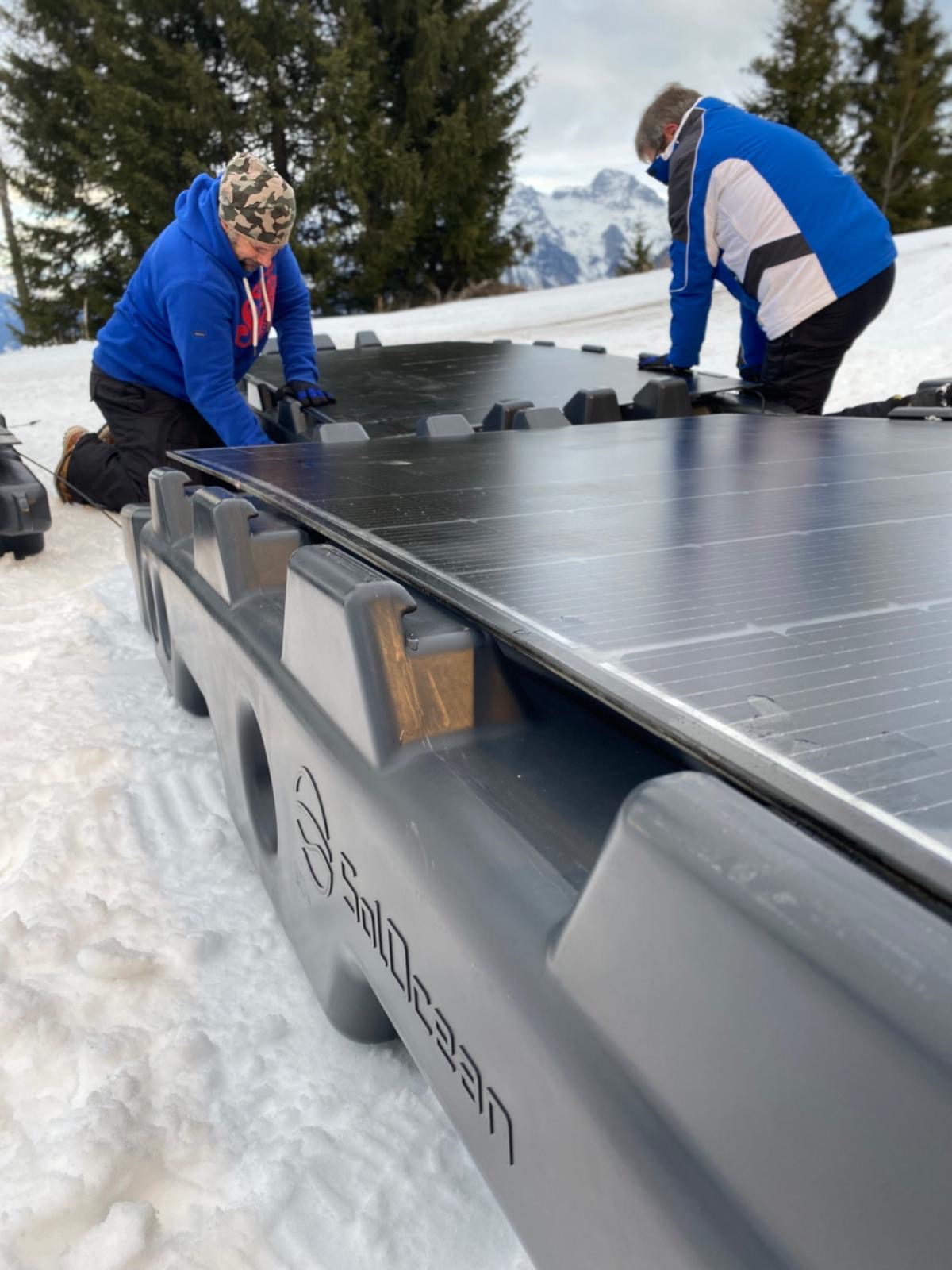 Floating PV systems